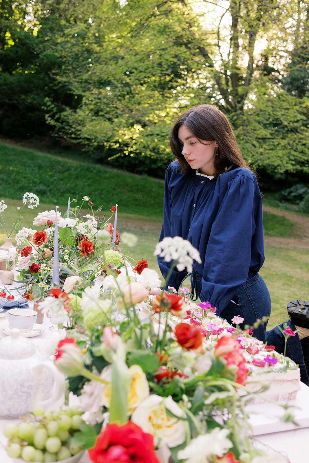 Brand Florals Created for Clothing Brand Campaign shoot